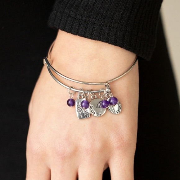 Purple bracelet paparazzi